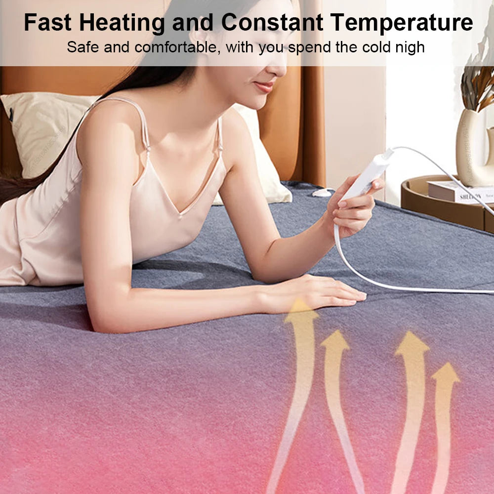 Electric Blanket 220V Electric Heating Blanket Heated Bed Electric Heating Pad for Bed Thermal Mattress Electric Heated Blanket