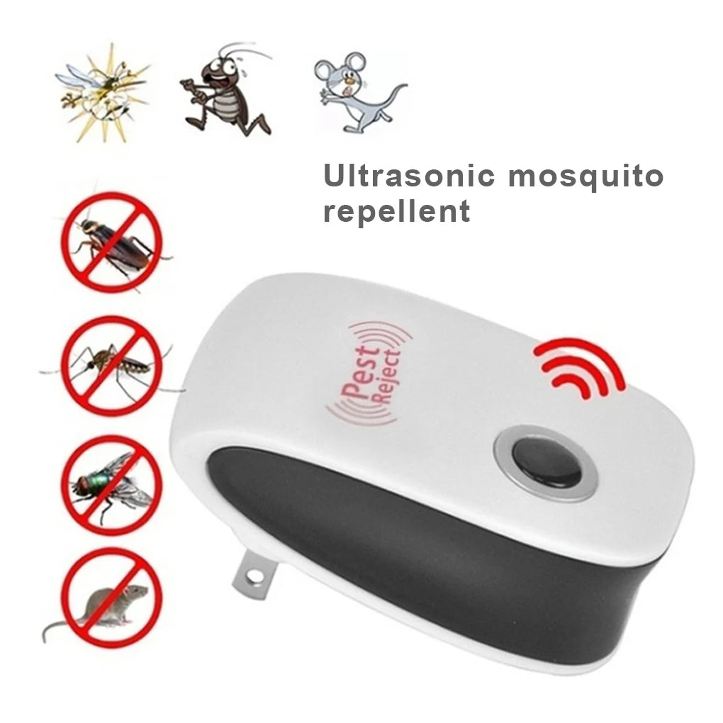 3PCS US Plug Ultrasonic Repeller Electronic Plug in Mouse Roach Bug Indoor Home Kitchen Car Ultrasonic Pestrepeller