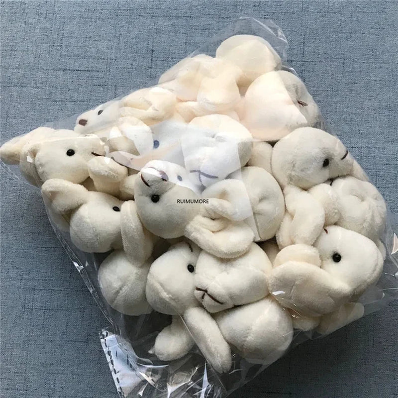 Hot Sell - Wholesale 40Pcs.Lot , Cat Little Bear Etc. 4*3CM Plush Stuffed TOY String TOY Key Chain Plush