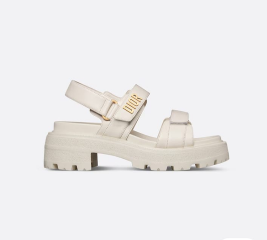 CIABATTE FENDI WHITE SOLE FLATFORM