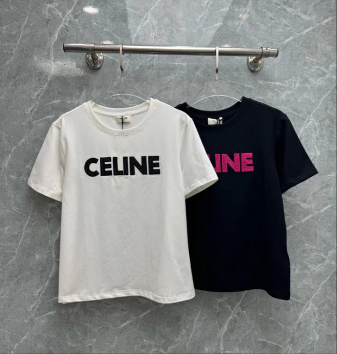 T-shirt Celine Cottone