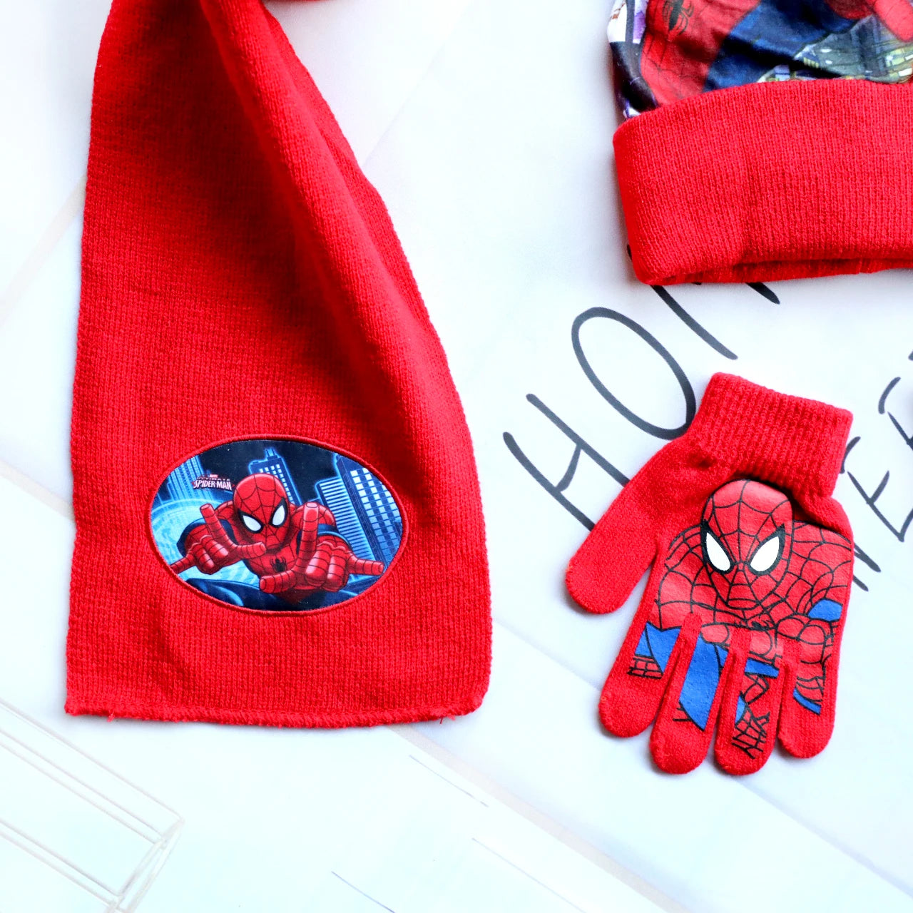 Children Hat Spiderman Red Halloween 