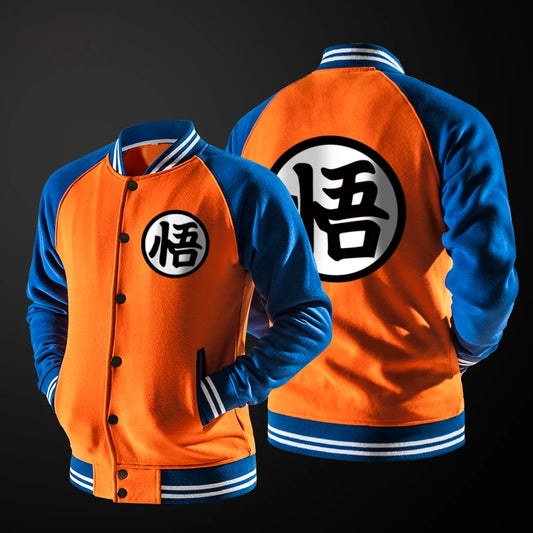 NEW Anime Hoodies Long Sleeve Jackets Printed Men Women Hood Cosplay Sweatshirt Son Goku Baseball Clothing Streetwear S-3XL