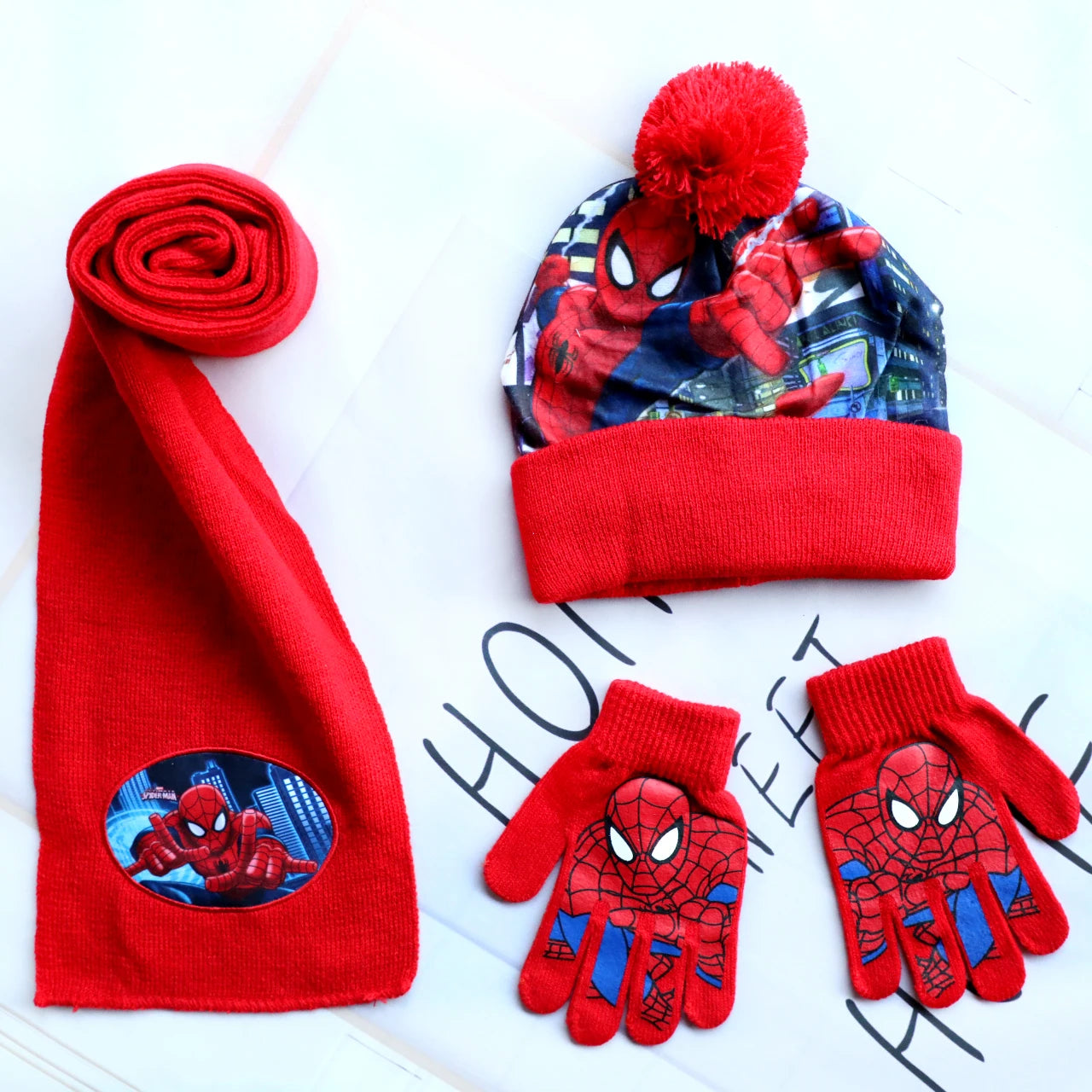 Children Hat Spiderman Red Halloween 