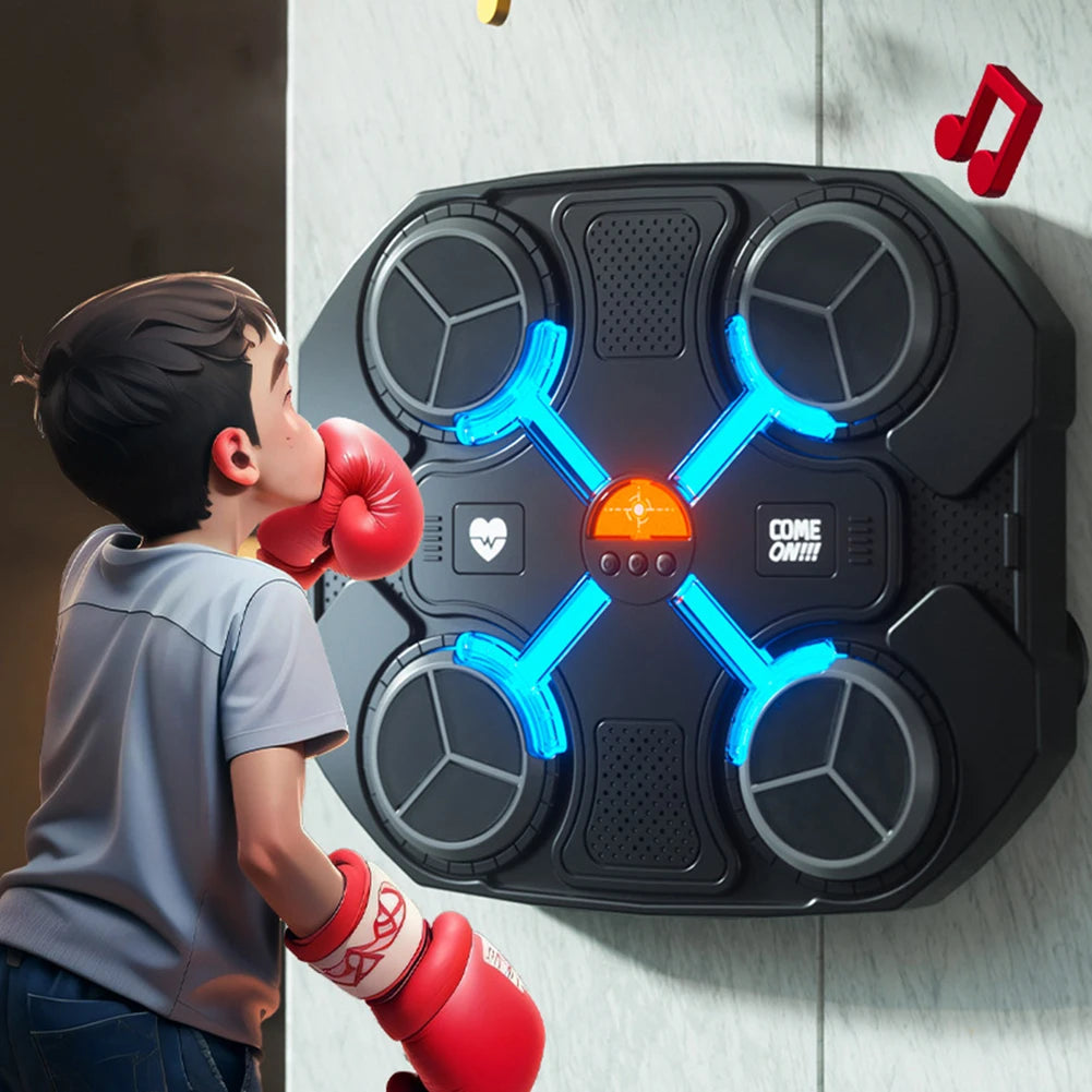 Intelligent Trainer Boxing Practice Wall Electronic Music Boxing Target Boxing Machine Home Wall Hanging Sanda Sandbag for Kids