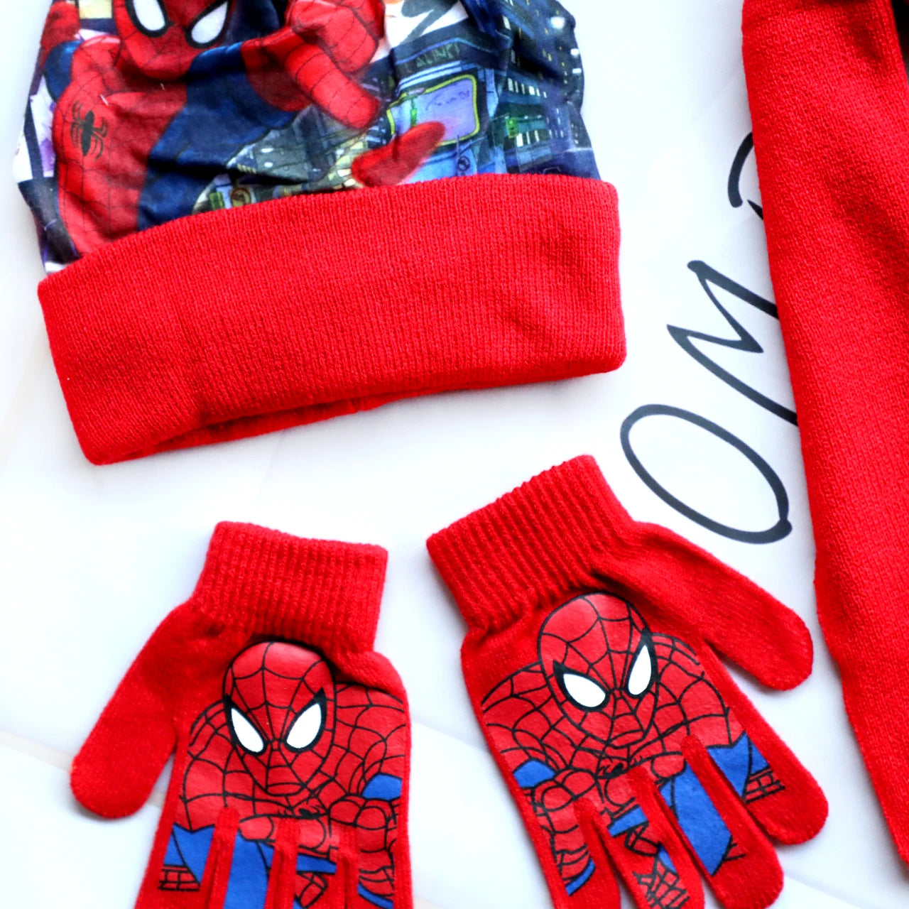 Children Hat Spiderman Red Halloween 