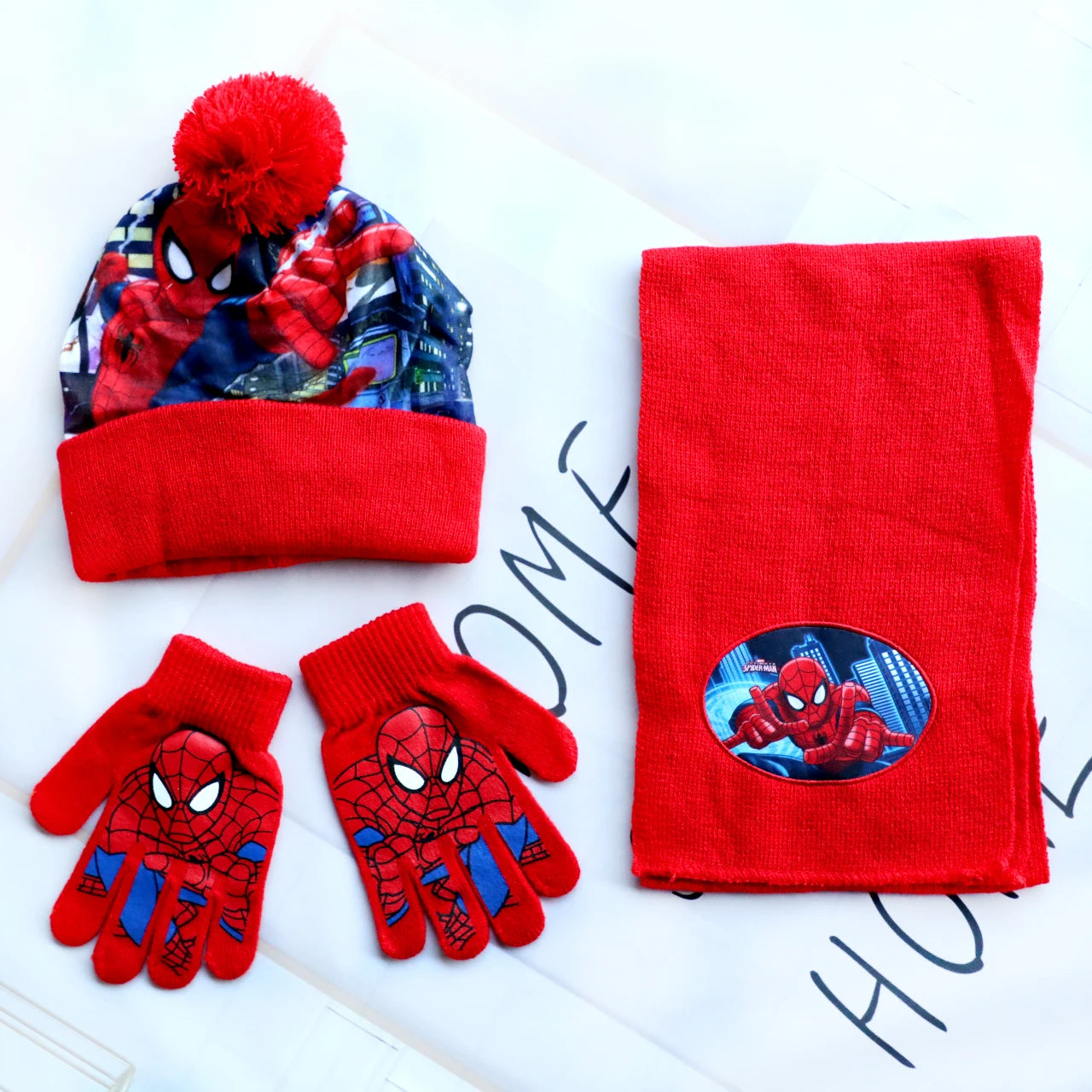 Children Hat Spiderman Red Halloween 