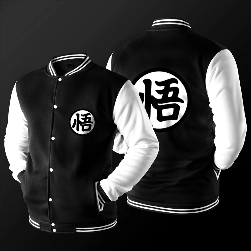 NEW Anime Hoodies Long Sleeve Jackets Printed Men Women Hood Cosplay Sweatshirt Son Goku Baseball Clothing Streetwear S-3XL