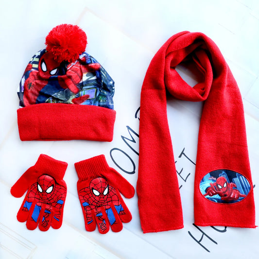 Children Hat Spiderman Red Halloween 