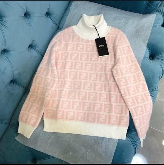 Maglione Fendi Rosa